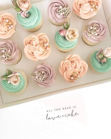 26 Trendy wedding colors peach cakes -   14 desserts Fancy cupcake ideas