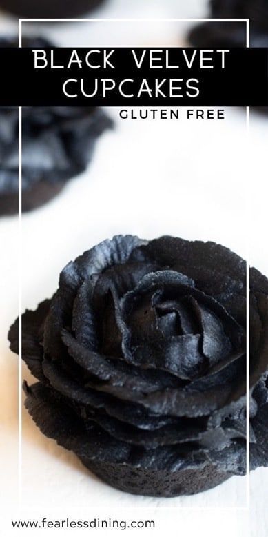 Gluten Free Black Cupcakes (aka Black Velvet Cupcakes) -   14 desserts Fancy cupcake ideas