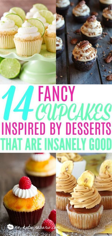 14 Amazing Cupcakes That Taste Like Your Favorite Desserts -   14 desserts Fancy cupcake ideas