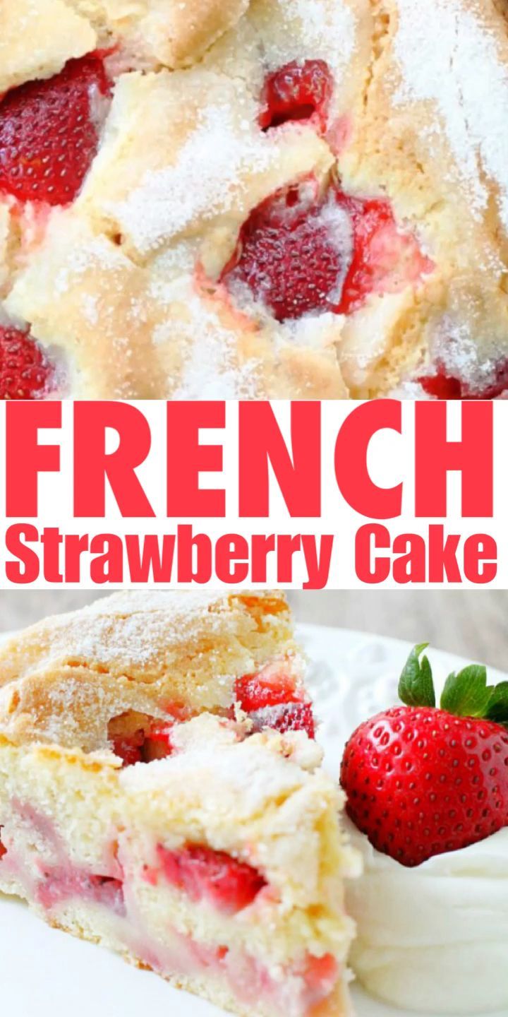 French Strawberry Cake -   14 desserts French treats ideas