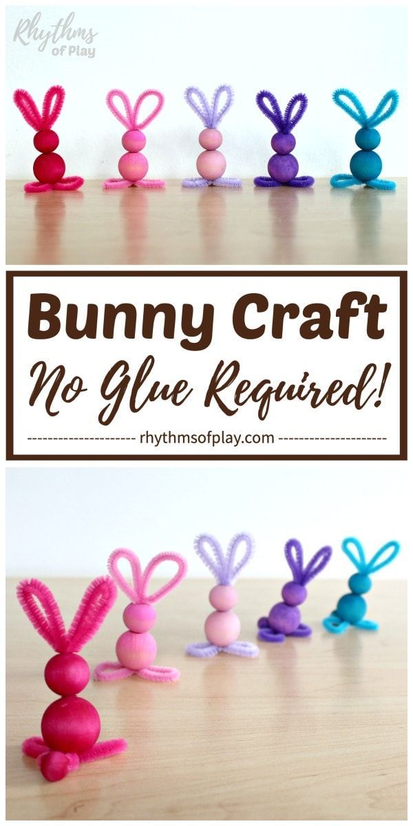 Easy Bunny Craft -   14 fabric crafts For Children activities for kids ideas