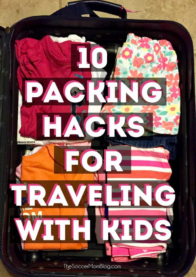 10 Brilliantly Simple Packing Hacks for Traveling with Kids -   14 holiday Packing children ideas