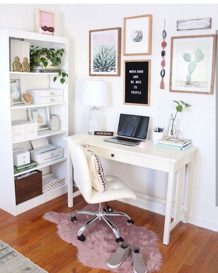 34 Home Office in an Apartment -   14 room decor For Women home ideas