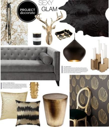 Living Room Decor Gold Grey Pillows 63 Trendy Ideas -   14 room decor Gold grey ideas