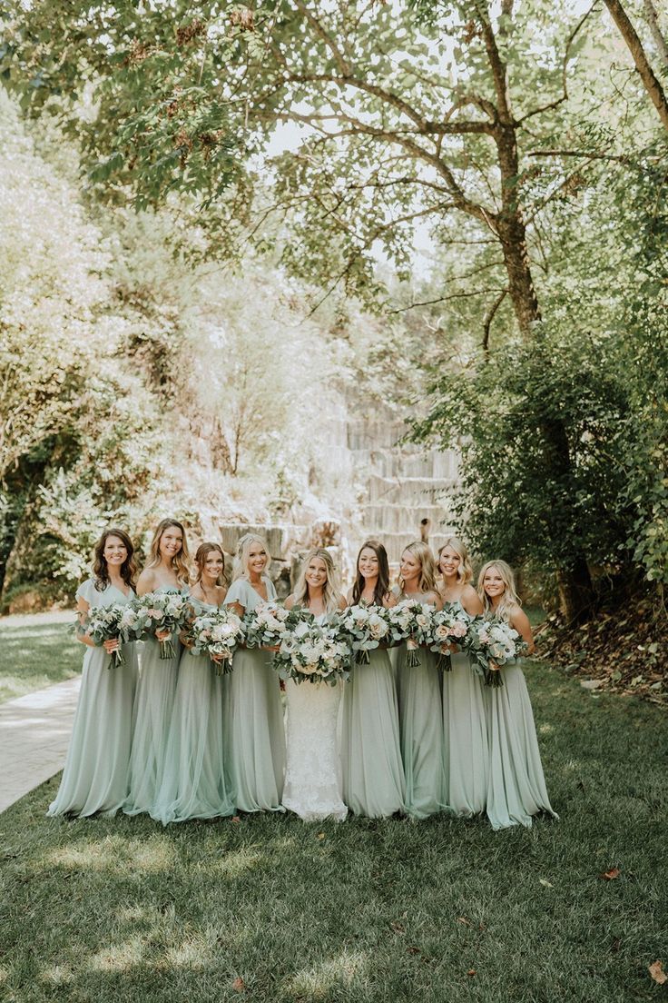 How To Completely Incorporate Your Color Palette Into Your Day -   14 wedding Party green ideas
