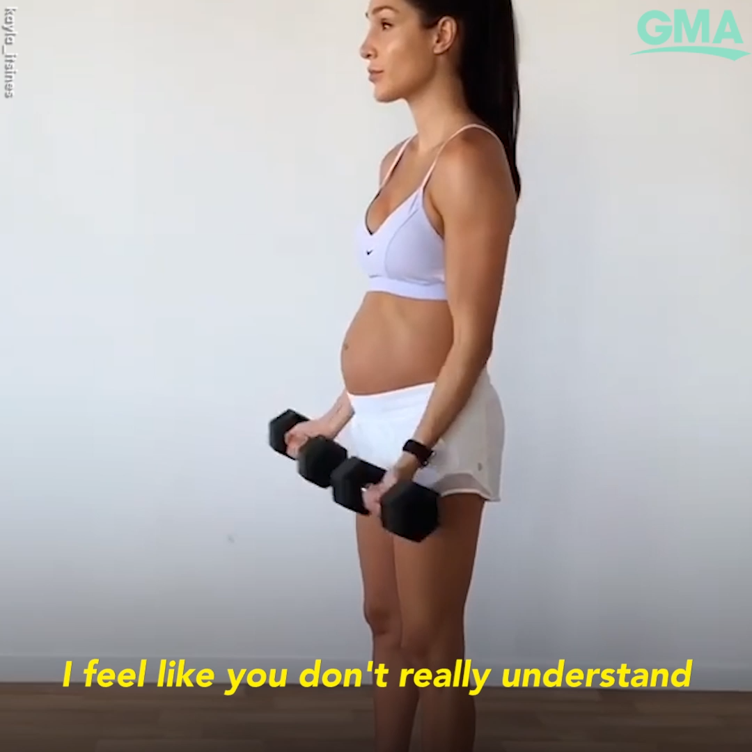 Kayla Itsines shares her go-to pregnancy workout -   15 fitness Body kayla itsines ideas