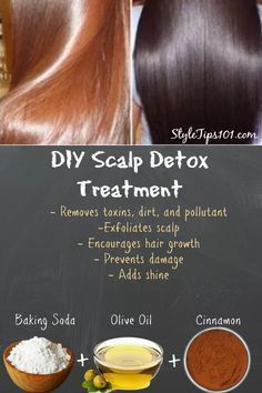 DIY Scalp Detox Treatment To Encourage Shine & Hair Growth -   15 hair DIY health ideas