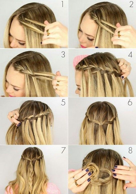 40+ DISTINCTIVE WOVEN HAIRSTYLES ARE ALSO VERY FASHIONABLE - Page 10 of 44 - yeslip -   15 hair Tutorial waterfall ideas