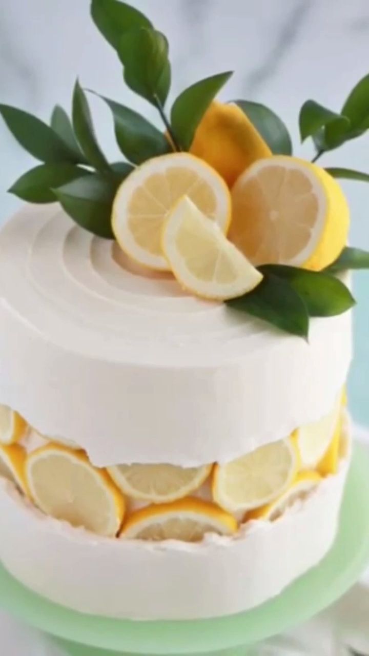 Decorating cake with lemons -   16 cake Vanilla white ideas