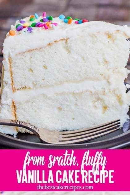 Vanilla Cake Recipe {From Scratch Homemade Cake with Whipped Eggs} -   16 cake Vanilla white ideas