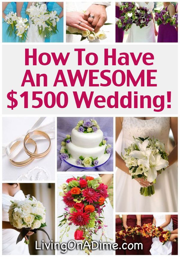 16 cheap wedding Planning ideas