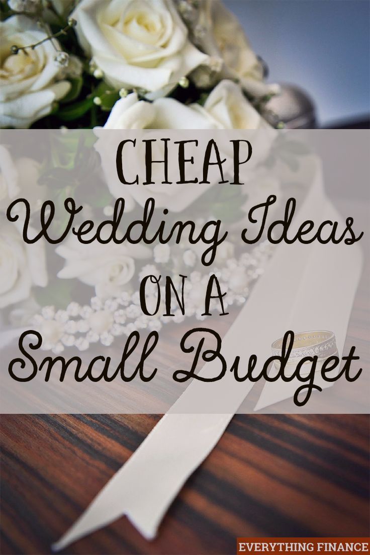 Cheap Wedding Ideas on a Small Budget -   16 cheap wedding Planning ideas