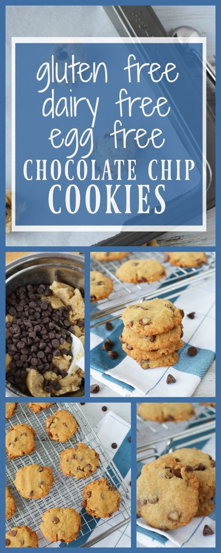 Gluten Free Chocolate Chip Cookies - Ripped Jeans & Bifocals -   16 desserts Cookies eggs ideas
