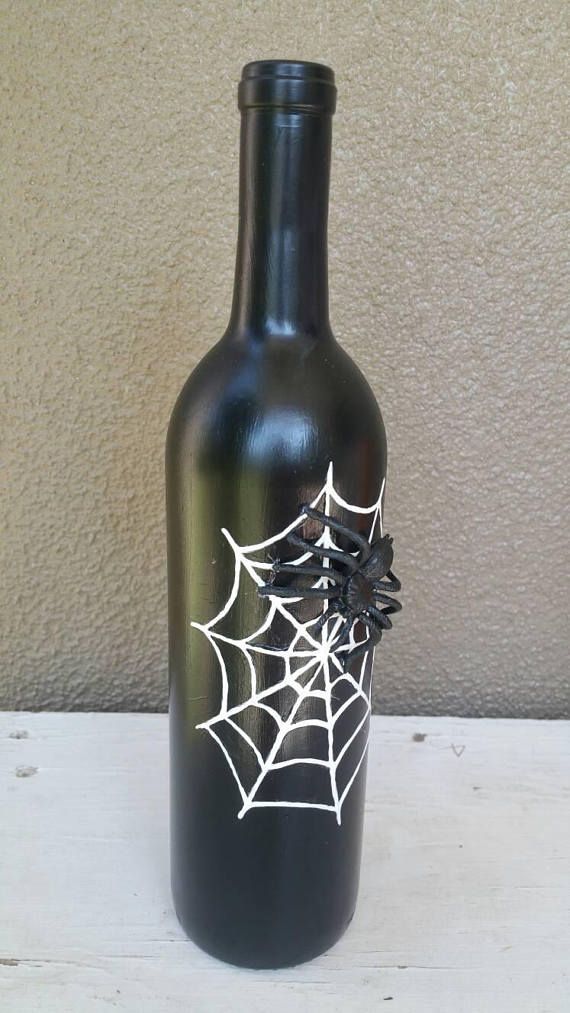 Halloween Wine Bottle Trio -   16 diy projects For Couples wine bottles ideas