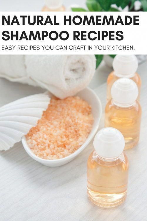 Natural Shampoo Recipes + 15 Homemade Hair Care Recipes -   16 hair Natural homemade recipe ideas