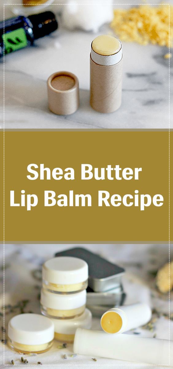 Shea Butter Lip Balm Recipe -   16 hair Natural homemade recipe ideas