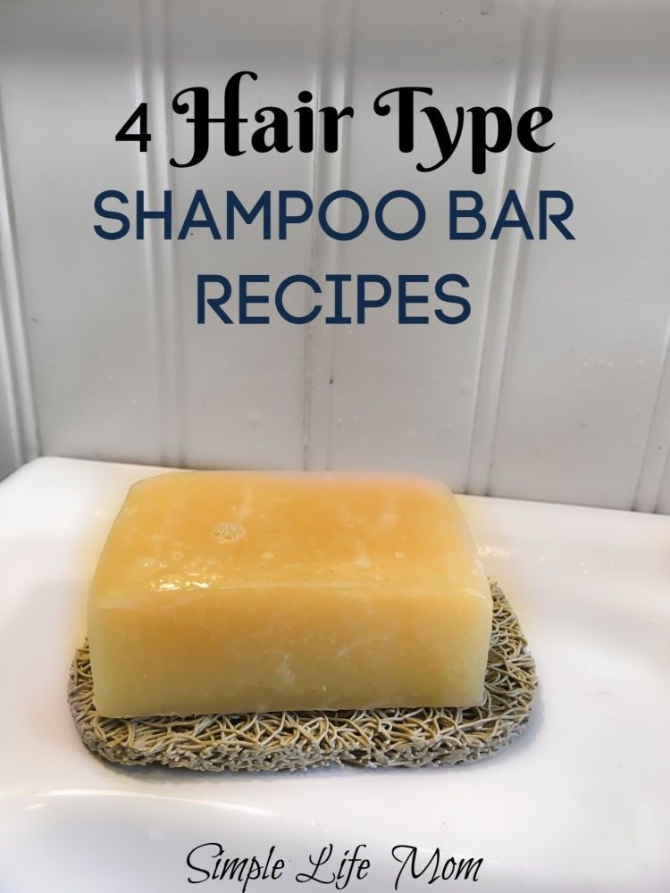 4 Hair Type Shampoo Bar Recipes -   16 hair Natural homemade recipe ideas