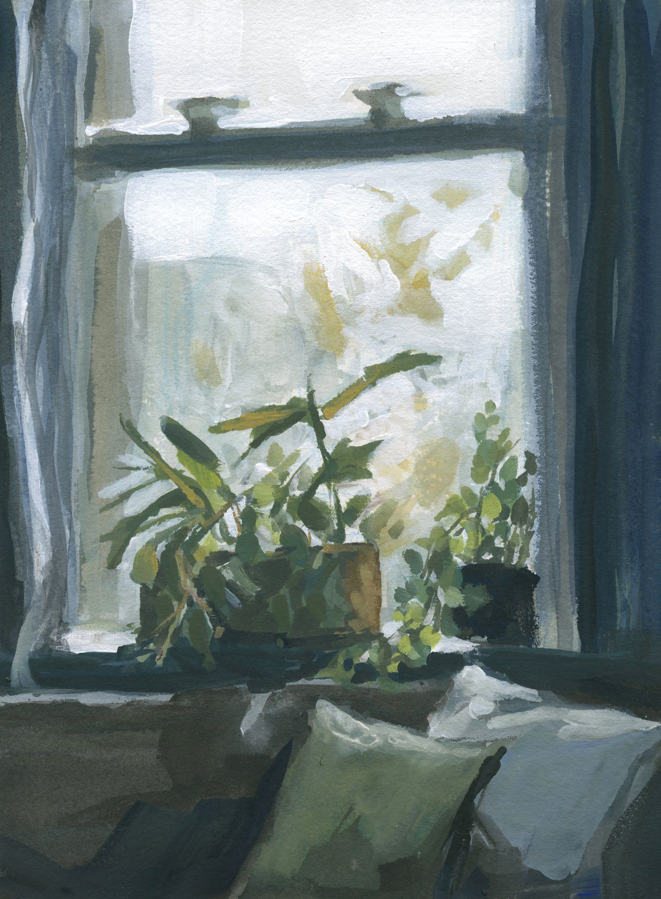 Paintings of memories by Michelle Darwin - Portfolio -   16 plants Art window ideas