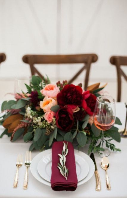 Best Flowers Wedding Burgundy Floral Arrangements Ideas -   16 wedding Burgundy floral arrangements ideas