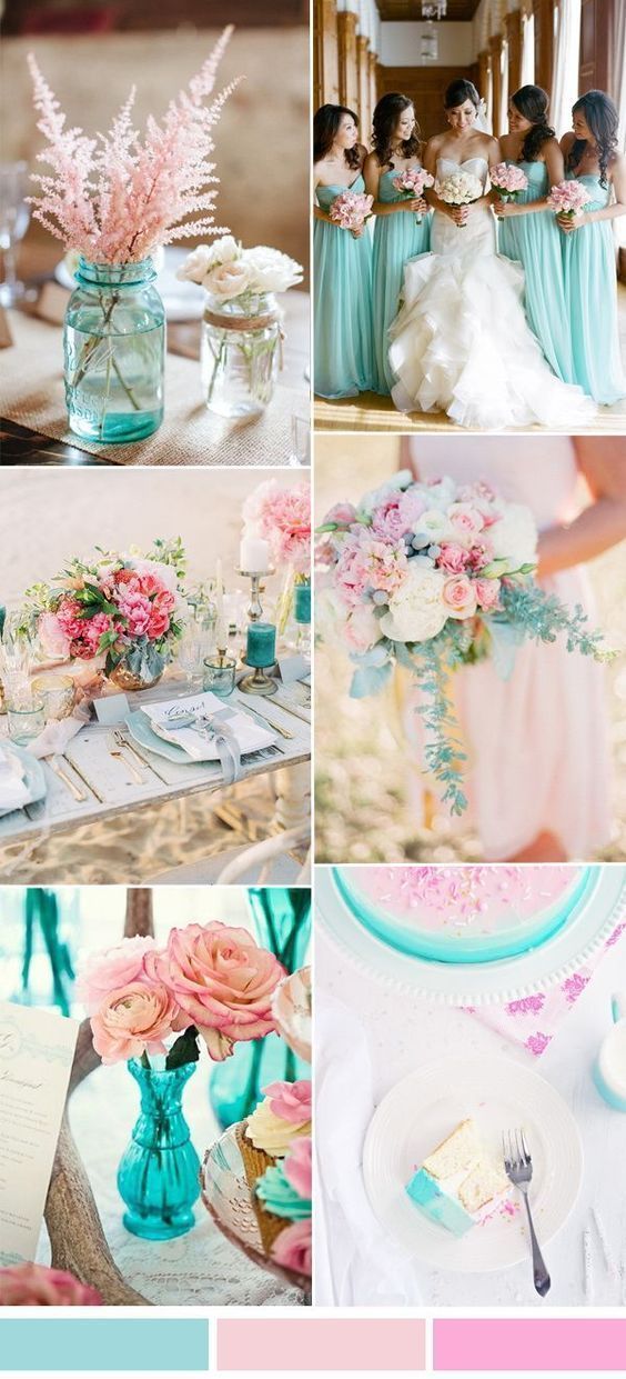 Top 9 Elegant & Summer Wedding Color Palettes for 2019 -   17 beach wedding Colors ideas