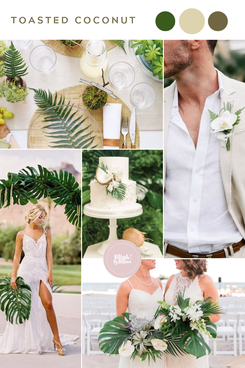 Top 10 Summer Wedding Color Palettes | Blink & Bliss -   17 beach wedding Colors ideas