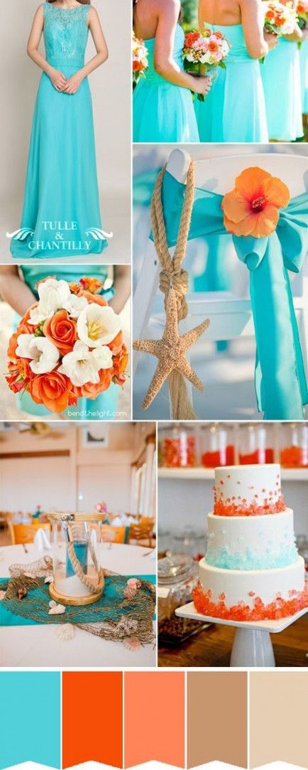 Trendy Wedding Summer Colors Blue Colour Schemes 52 Ideas -   17 beach wedding Colors ideas