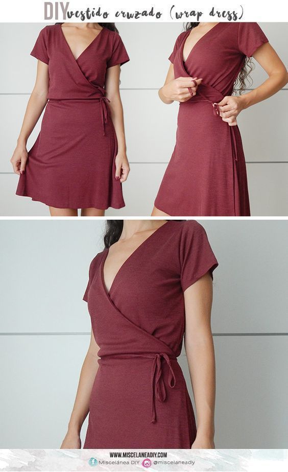 DIY Sewing | Cross Dress | Wrap dress - Fashion Trends -   17 dress Wrap crosses ideas