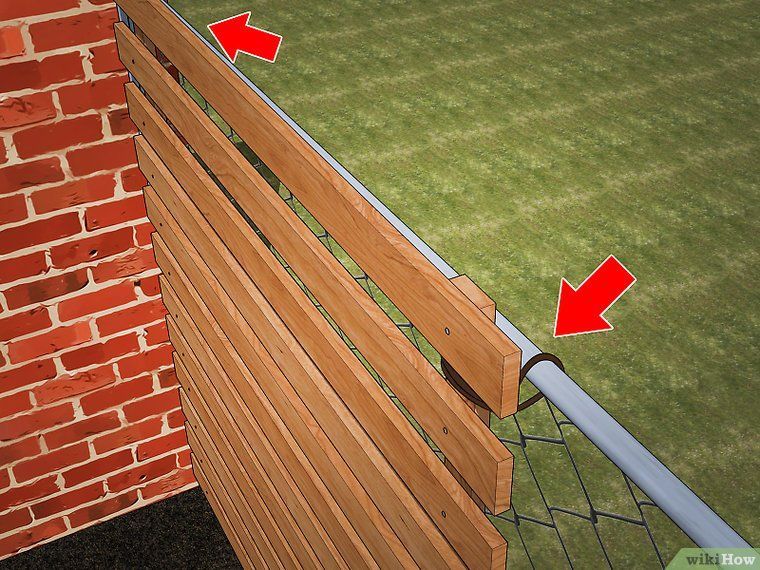 How to Add Privacy to a Chain Link Fence -   17 garden design Fence chain links ideas