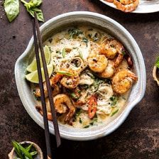 Saucy Garlic Butter Shrimp with Coconut Milk and Rice Noodles. -   17 healthy recipes Fish rice noodles ideas