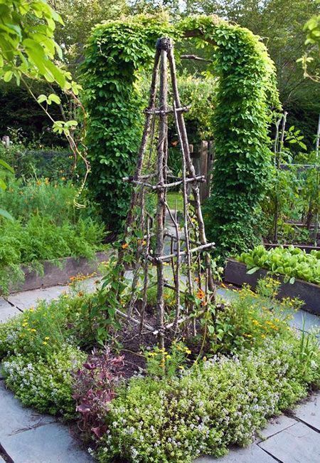 30+ Garden Projects using Sticks and Twigs -   17 planting Art sticks ideas