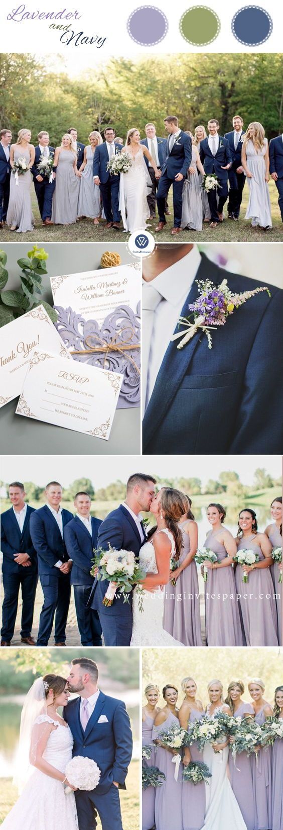 Top 8 Striking Navy Blue Wedding Color Palettes for 2019 Fall -   17 wedding Blue lavender ideas