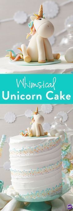 Whimsical Unicorn Cake -   18 cake Fondant love ideas