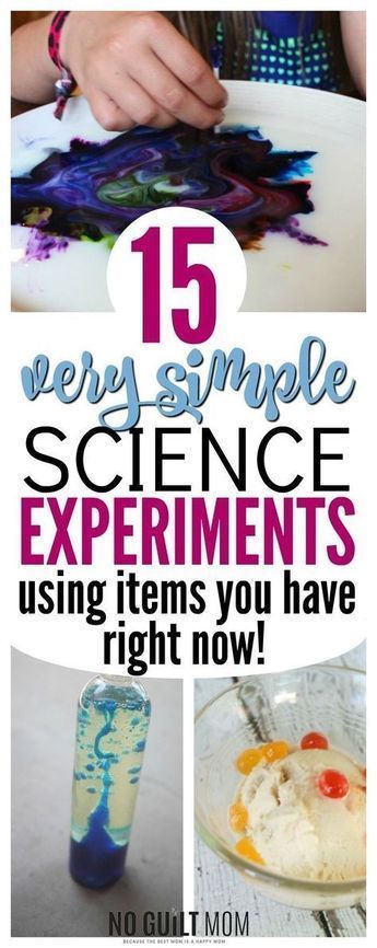 15 Very Simple Science Experiments (Using What You Already Have at Home!) -   18 diy projects To Try science experiments ideas