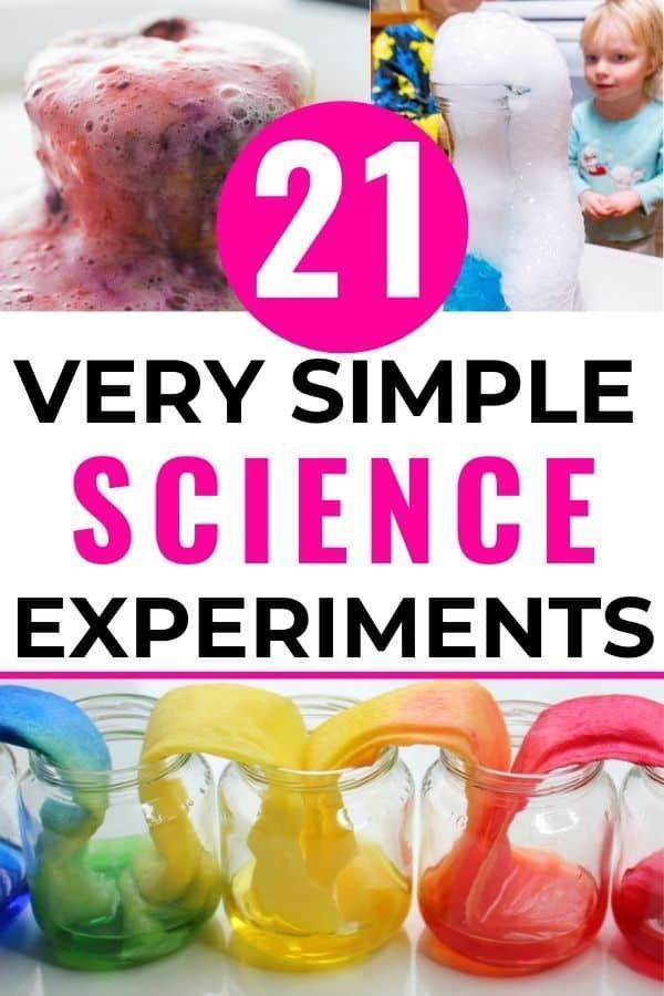 21 Very Simple Science Experiments for Kids -   18 diy projects To Try science experiments ideas