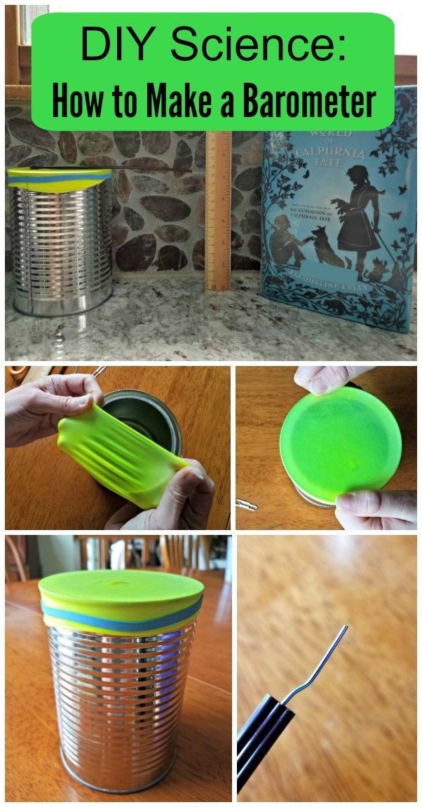 How to Make a Barometer: DIY Science Project -   18 diy projects To Try science experiments ideas