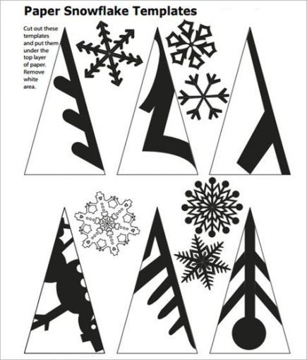 33+ Ideas Craft Diy Paper Snowflake Pattern -   18 holiday DIY snowflake pattern ideas