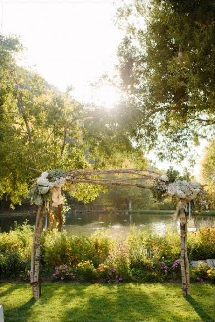 40+ trendy wedding ceremony lake arches -   18 wedding Arch branches ideas