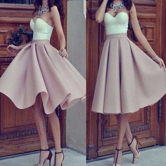 Plus Size Prom Dress, Simple Prom Dresses,Tea Length Prom Dress,Pink Prom Dress,Formal Evening Gowns,Girls Party Dress MT20186366 -   19 dress Party beautiful ideas