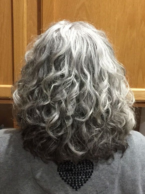 9 hair Silver curly ideas