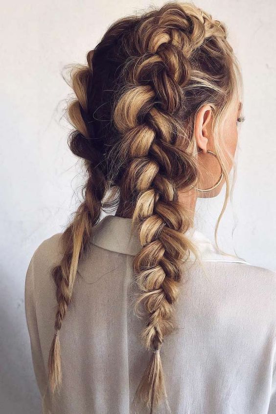 Casual Hairstyles for Lazy Girls -   9 hairstyles Trenzas casual ideas