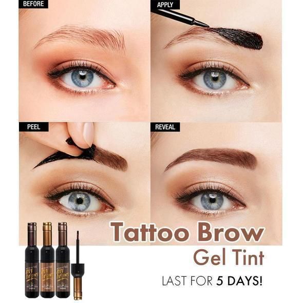 Eyebrow Tint Gel Dye Kit -   10 makeup For Beginners blue eyes ideas