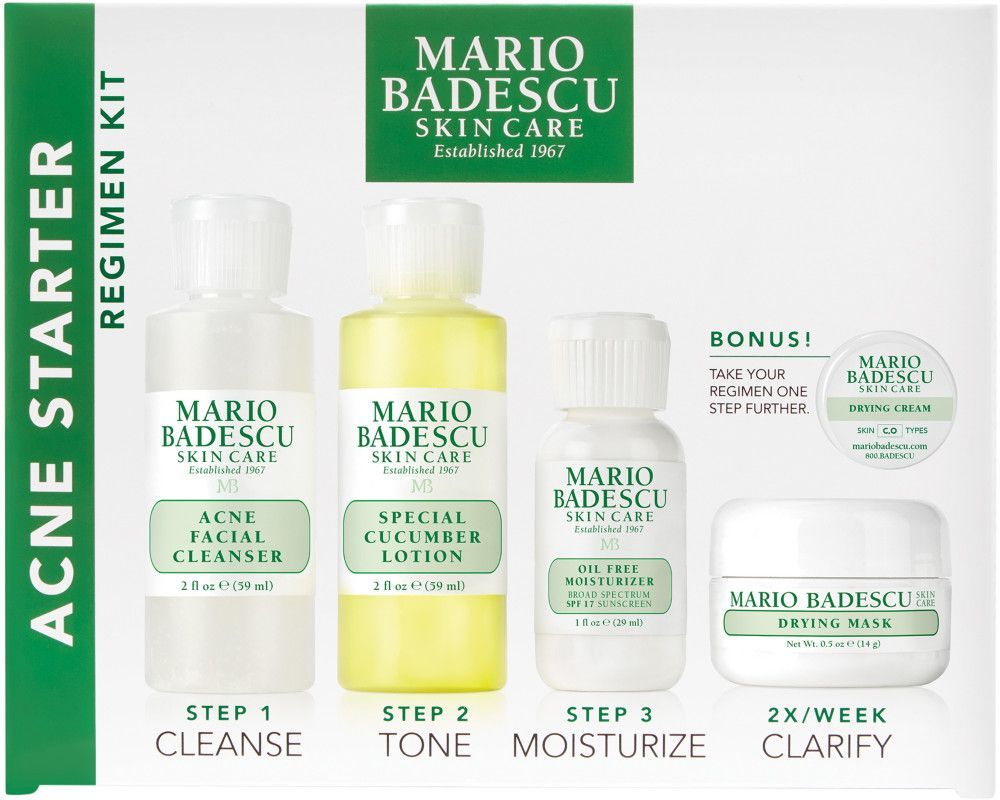 Mario Badescu Acne Starter Regimen Kit | Ulta Beauty -   10 skin care Routine mario badescu ideas