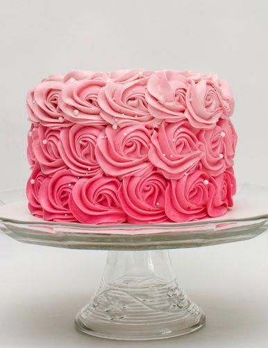 Rose Frosted Cake -   11 cake Birthday rose ideas
