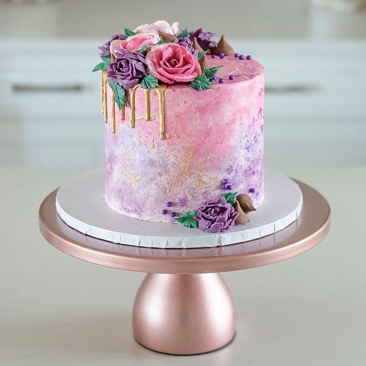 How To Ice An Ombre Cake - For Beginners -   11 cake Birthday rose ideas