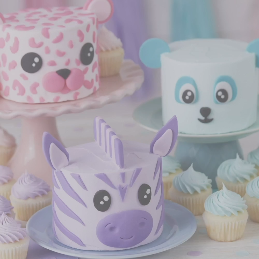 How to Make a Mini Fondant Zebra Birthday Cake -   11 mini cake Unicorn ideas