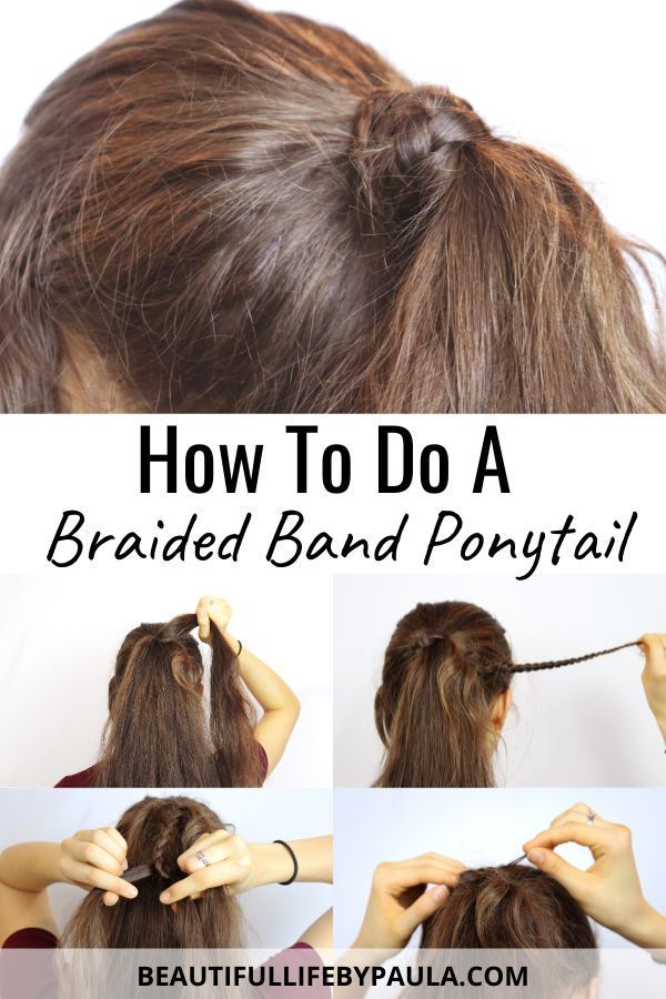 How To Do A Braided Band Ponytail ~ Beautiful Life -   12 hairstyles ponytails hairdos ideas