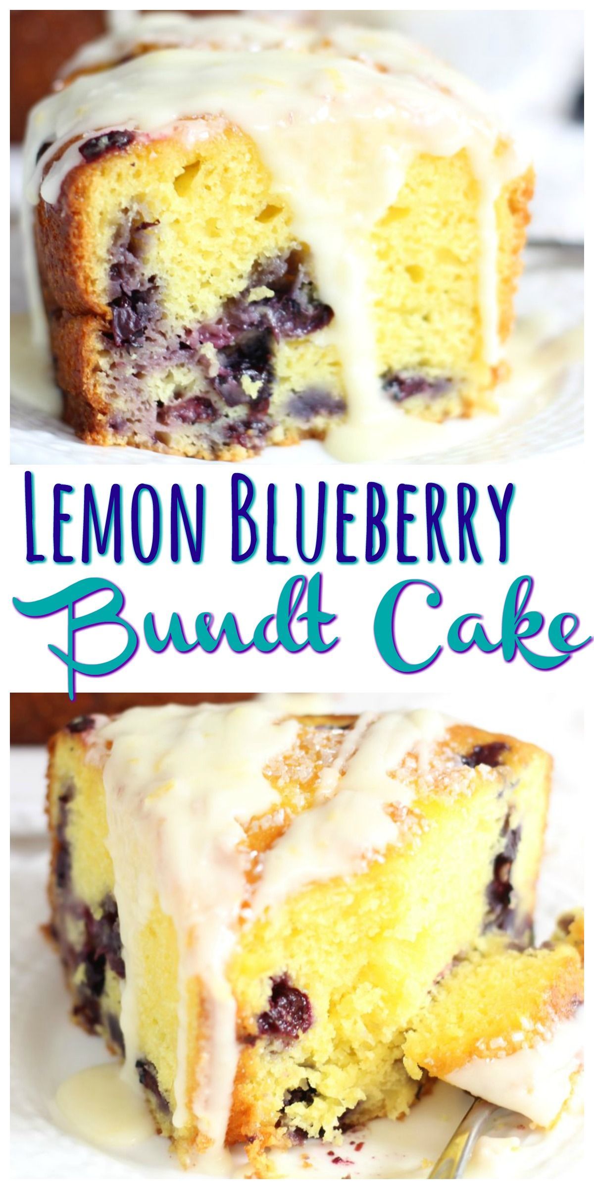 Lemon Blueberry Bundt Cake with Lemon Glaze -   13 cake Blueberry sweets ideas