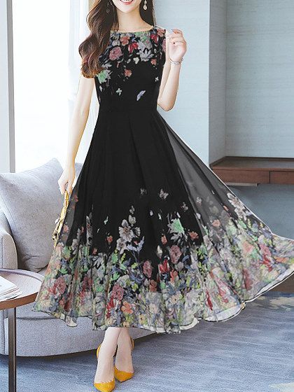 13 dress Coctel floral prints ideas