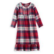 Toddler Girl Jammies For Your Families Plaid Flannel Nightgown & Doll Gown Pajama Set | Kohls -   13 holiday Clothes flannels ideas