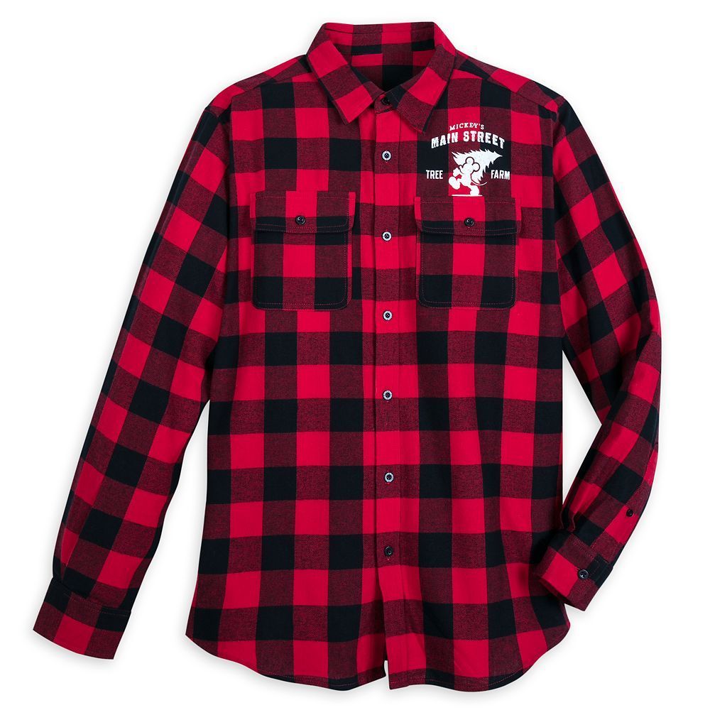 Mickey Mouse Holiday Flannel Shirt for Men | shopDisney -   13 holiday Clothes flannels ideas